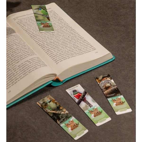 separadores de libros magnéticos con diseños de fauna para celebrar los 20 años de la marca.