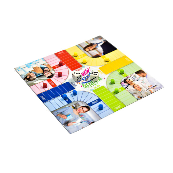 Juegos de mesa imantados, Parqués magnético con fichas y dados