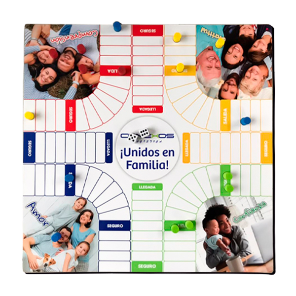 Parqués magnético x 4 puestos con fichas magnéticas y dados.