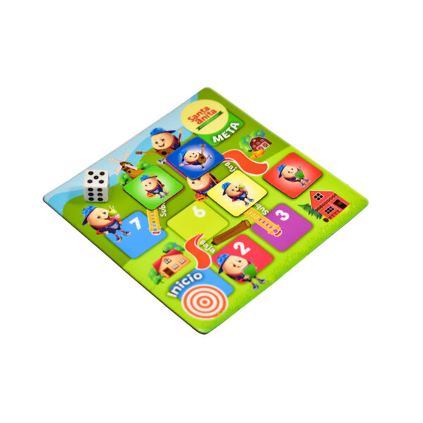 Juego de escaleras magnético personalizado con la marca Santa Anita.